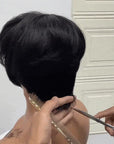 affordable short pixie cut wigs with bossy attitude