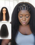 easy to wear glueless human hair wigs protective style with volume
