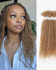 qvr honey blonde passion twist human braiding hair for twisting