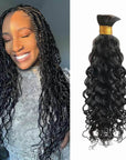 boho human hair bulk hair for braiding