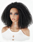 glueless kinky curly half wigs for black women