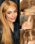 qvr glueless wigs in golden blonde