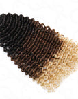 glossy tangle free black to 613 blonde crochet braiding hair