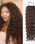 qvr feather crochet human hair with soft texture