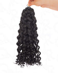 lightweight crochet human hair extensions natural finish