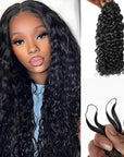 one pack crochet braid black hair extensions