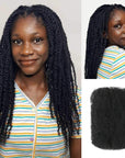 natural black hair afro kinky bulk human hair