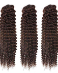 3 packs human hair pre-colored lightweight crochet braids
