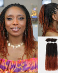 copper colored ombre kinky v bulk passion twist hair