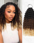 613 blonde end crochet braids extensions curly texutre