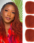 qvr dark organe affordable afro kinky hair for braiding hair