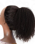 New User Only| Drawstring Ponytail Extension Afro Kinky Curly Human Hair Ponytail Hairstyle
