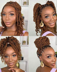 colored auburn afro kinky hair braiding hair