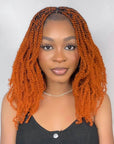 qvr ginger afro kinky hair for braiding hair for women
