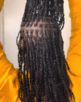 natural black human hair spring twist hair for braidings