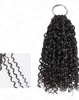 new arrival ramen curly crochet human hair extensions
