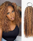 P4/27-small kinky curly-20''-5 pcs crochet hair