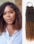 qvr t2/30 100% human crochet hair kinky curly braiding hair