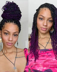 qvr purple ombre passion twist hair kinky v bulk