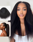 versatile glueless wigs 3 in 1 kinky straight style for black women