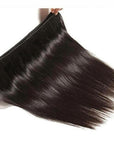 raw hair bundles silky straight hair texture glossy look
