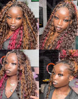 different protective hairstyles finished by qvr water wave 4/30/530 crochet braids