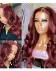 restyled 99j red wine silk straight human hair bundles