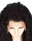 human hair lace wigs with curly wave for a natural look