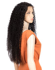 curly wave human hair wigs for black women, qvr brand