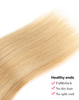 no split end piano blonde 27/613 silky straight virgin human hair bundles