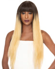 qvr straight t1b/613 human hair bundles