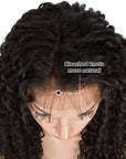 deep curly human hair wigs for natural, flawless look