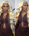 qvr wigs 613 human hair body wave 30 inch lace front for black women
