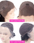 QVR Popular Bouncy Curly Short Pixie Cut Wig 13x4 Lace Wigs