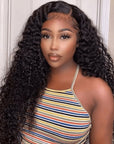 hd lace wigs 13x6 transparent lace deep wave wig for black women