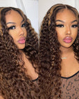 voluminous deep wave qvr wigs with pre-plucked hairline