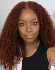 glueless human hair wigs in auburn brown for a rich, vibrant style