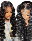 hd lace wigs human hair 13x6 lace front wig long deep wave for black women