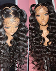 hd lace wigs human hair deep wave long wig for black women’s beauty