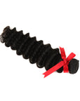 high quality virgin hair natural black deep wave human hair bundles