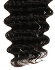 no split healthy end natural black deep wave human hair bundles