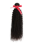 qvr kinky curly natural black human hair bundles 1pc