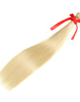 blonde silky straight human hair bundles 1pc