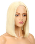 vibrant 613 color human hair bob wigs for bold looks