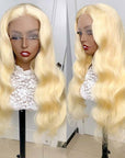 qvr wigs blonde body wave style for a stunning, bold look