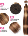 highlight silky straight indian human hair bundles