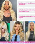 voluminous human hair lace wigs with 4x4 lace closure