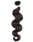 tangle free body wave natural black human hair bundles 1pc