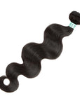 high quality body wave natural black human hair bundles 1pc