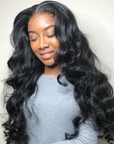 qvr wigs natural black loose wave everyday look